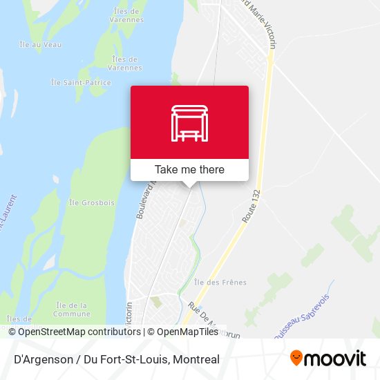 D'Argenson / Du Fort-St-Louis map