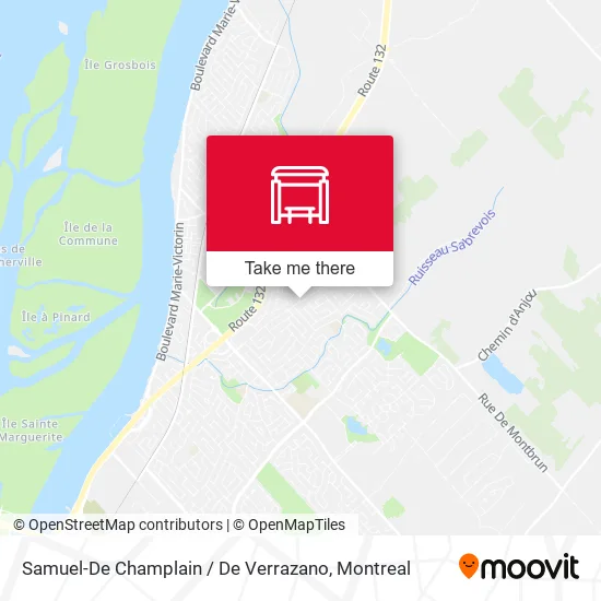 Samuel-De Champlain / De Verrazano map