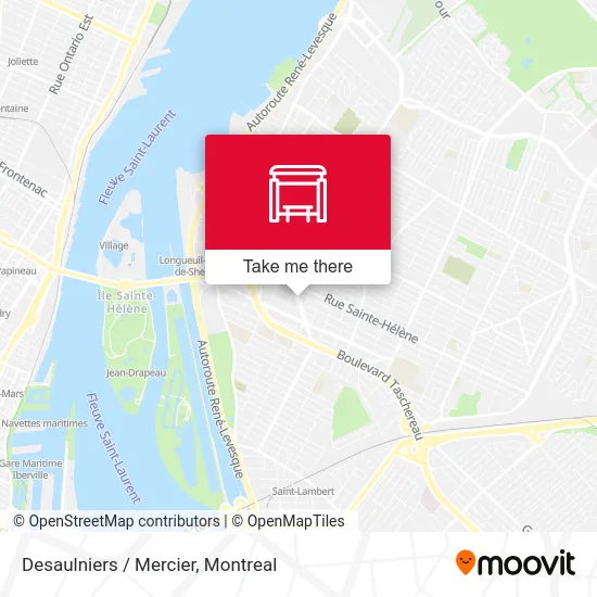 Desaulniers / Mercier map