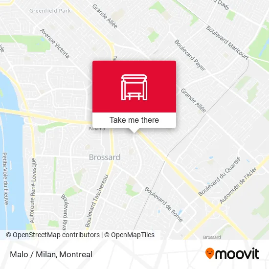 Malo / Milan map