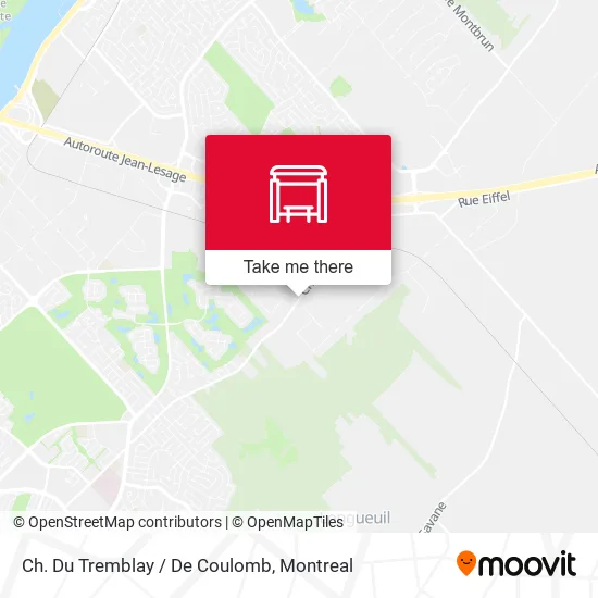 Ch. Du Tremblay / De Coulomb map