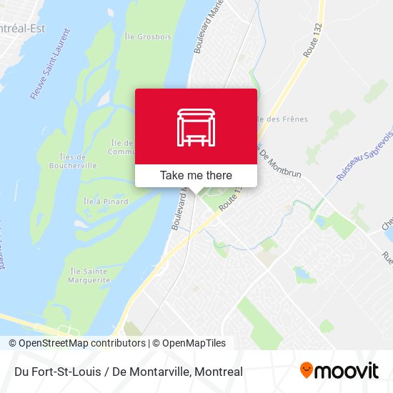 Du Fort-St-Louis / De Montarville map