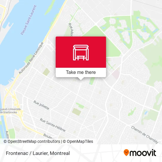 Frontenac / Laurier map