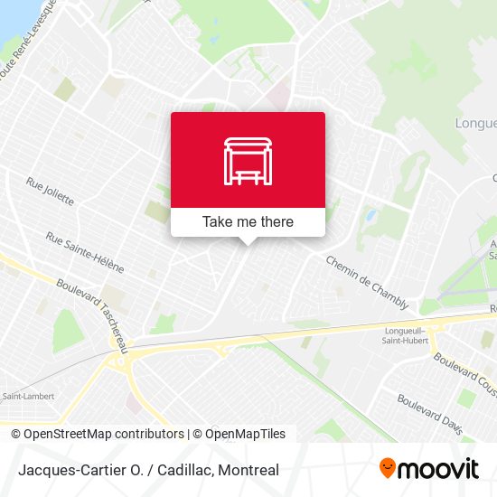 Jacques-Cartier O. / Cadillac map