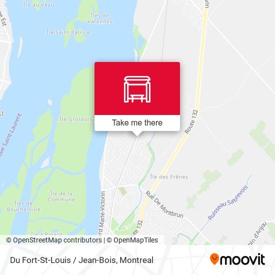 Du Fort-St-Louis / Jean-Bois map