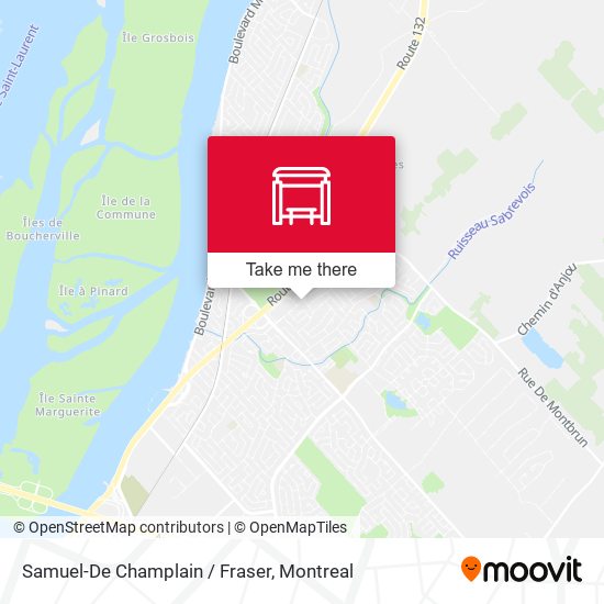 Samuel-De Champlain / Fraser map