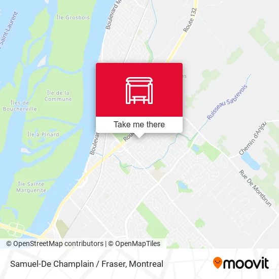 Samuel-De Champlain / Fraser map