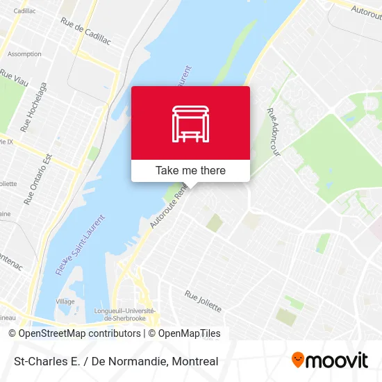 St-Charles E. / De Normandie map