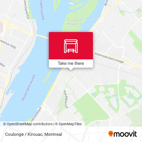 Coulonge / Kirouac map