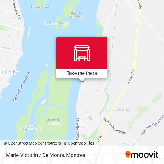 Marie-Victorin / De Monts map