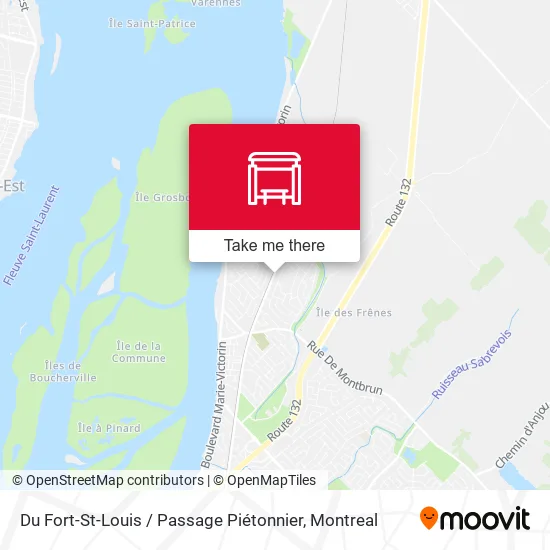 Du Fort-St-Louis / Passage Piétonnier map