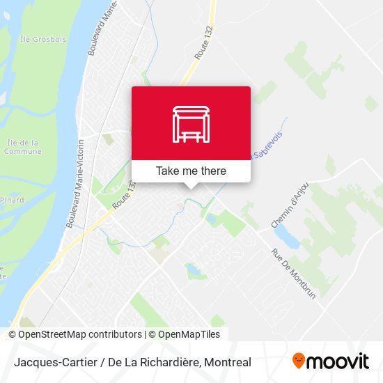 Jacques-Cartier / De La Richardière map