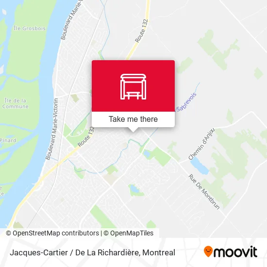 Jacques-Cartier / De La Richardière map