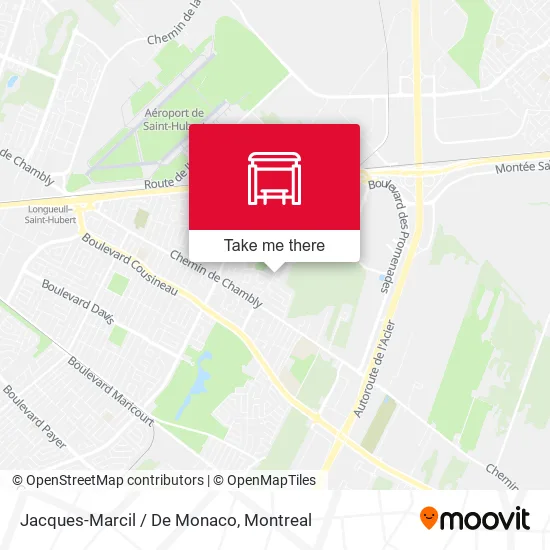Jacques-Marcil / De Monaco map