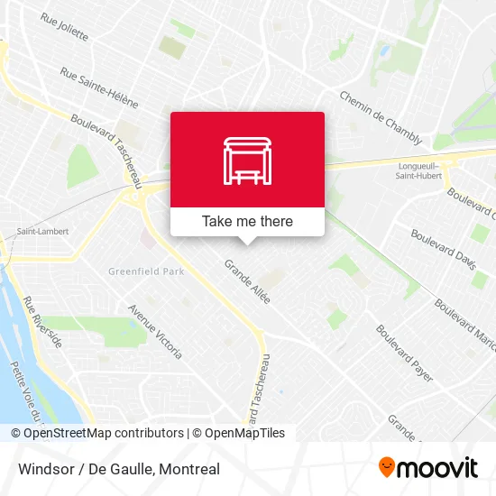 Windsor / De Gaulle map