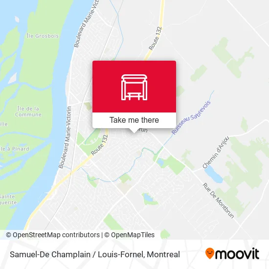 Samuel-De Champlain / Louis-Fornel map