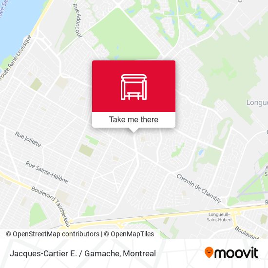 Jacques-Cartier E. / Gamache map