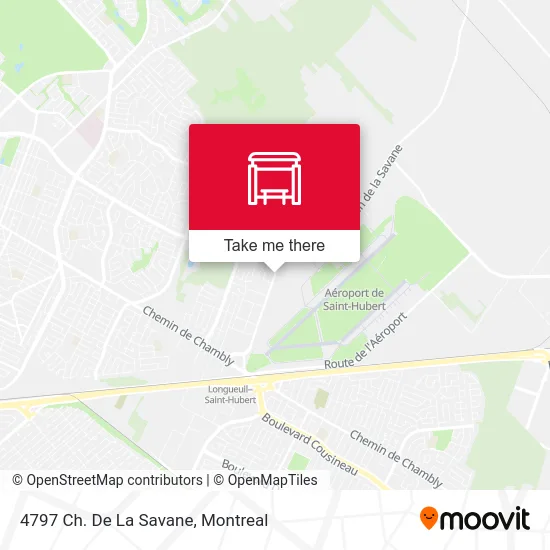 4797 Ch. De La Savane map