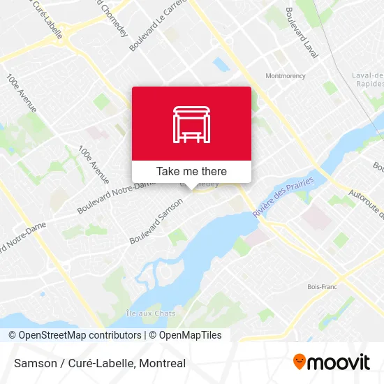 Samson / Curé-Labelle map