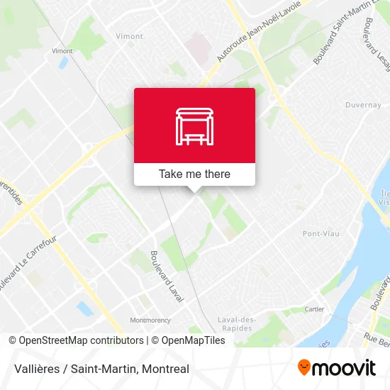 Vallières / Saint-Martin map