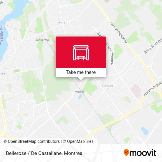 Bellerose / De Castellane map