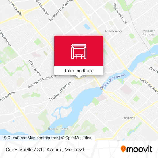 Curé-Labelle / 81e Avenue map