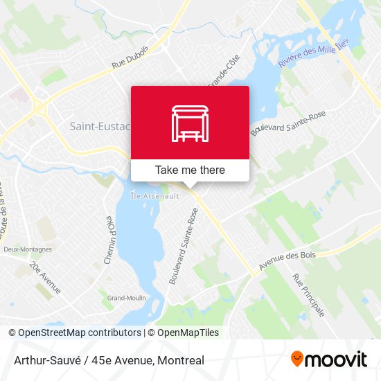 Arthur-Sauvé / 45e Avenue map