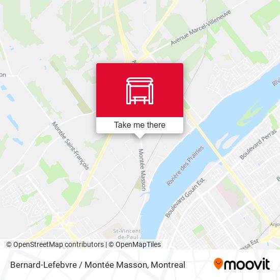 Bernard-Lefebvre / Montée Masson map