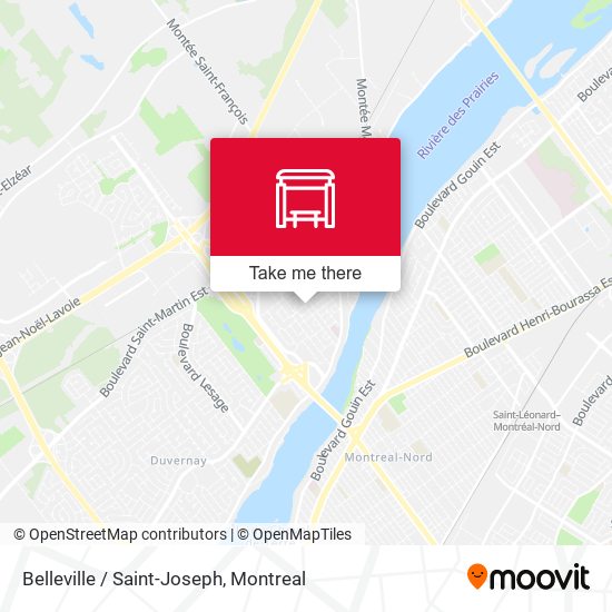 Belleville / Saint-Joseph map