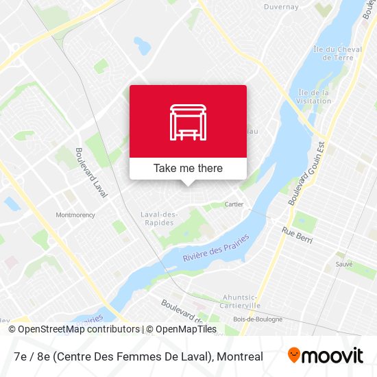 7e / 8e (Centre Des Femmes De Laval) map