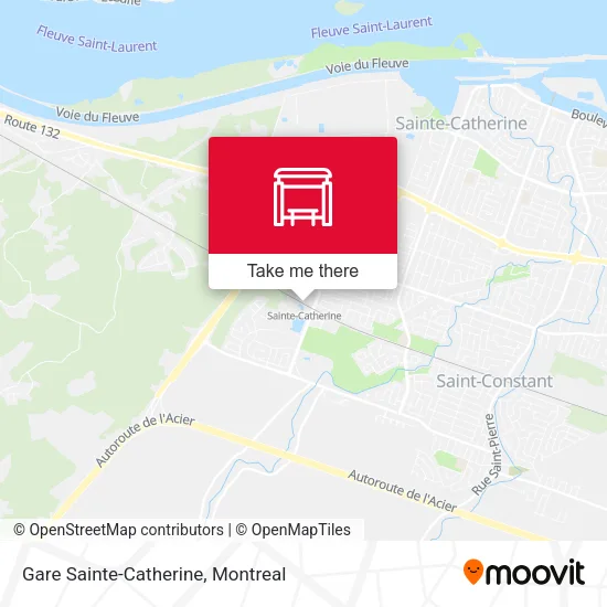 Gare Sainte-Catherine map