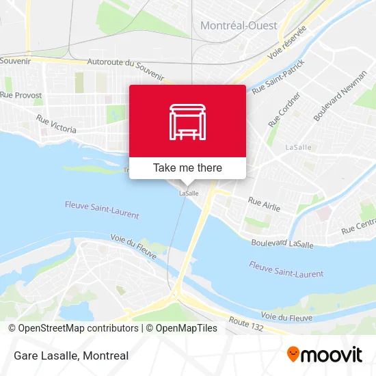 Gare Lasalle map