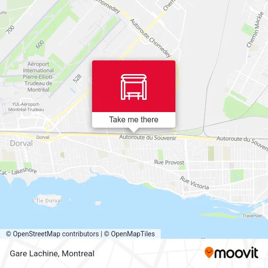 Gare Lachine map