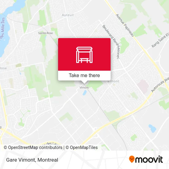 Gare Vimont map