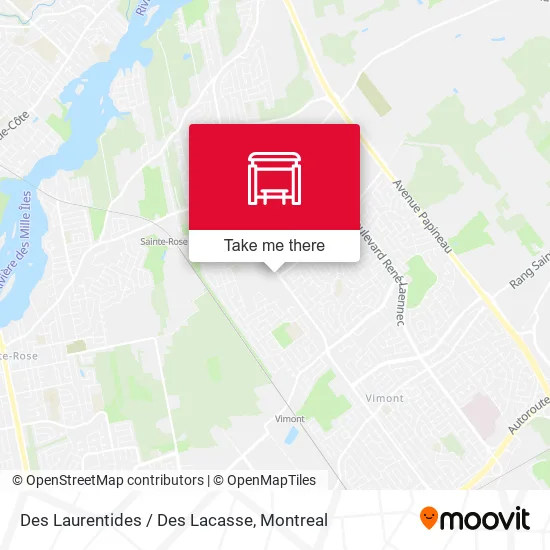 Des Laurentides / Des Lacasse map