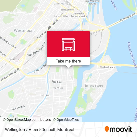 Wellington / Albert-Denault map