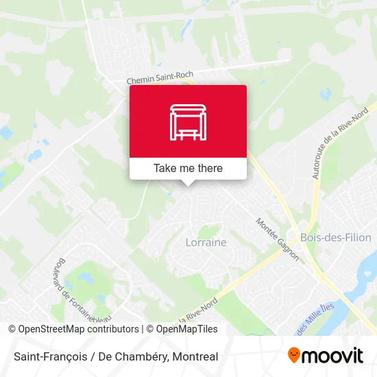 Saint-François / De Chambéry map