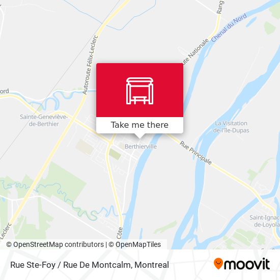 Rue Ste-Foy / Rue De Montcalm map