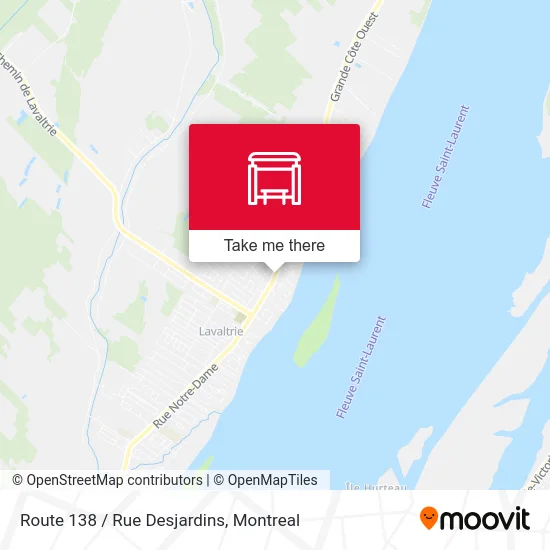 Route 138 / Rue Desjardins map