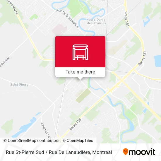 Rue St-Pierre Sud / Rue De Lanaudière map
