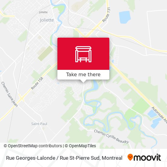 Rue Georges-Lalonde / Rue St-Pierre Sud map