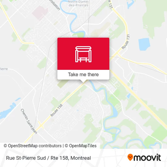Rue St-Pierre Sud / Rte 158 map