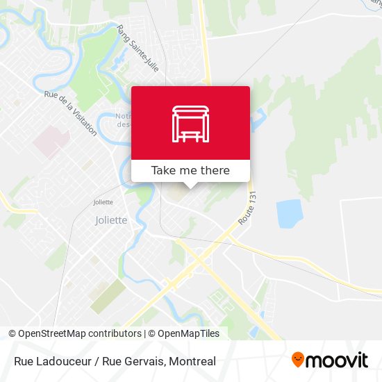 Rue Ladouceur / Rue Gervais map