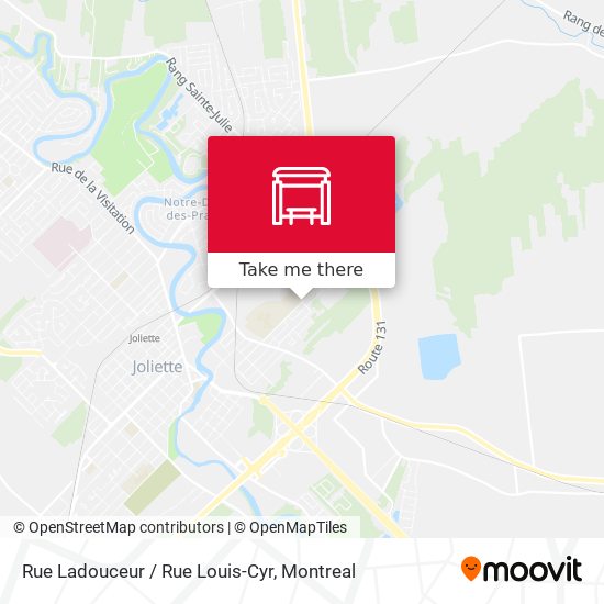 Rue Ladouceur / Rue Louis-Cyr map