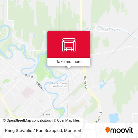 Rang Ste-Julie / Rue Beaupied map