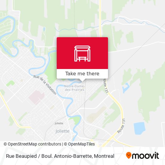 Rue Beaupied / Boul. Antonio-Barrette map