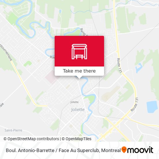 Boul. Antonio-Barrette / Face Au Superclub map
