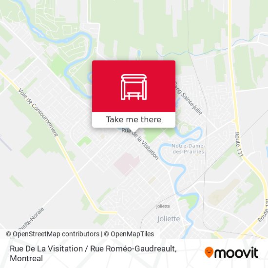 Rue De La Visitation / Rue Roméo-Gaudreault map