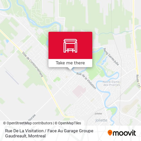 Rue De La Visitation / Face Au Garage Groupe Gaudreault map
