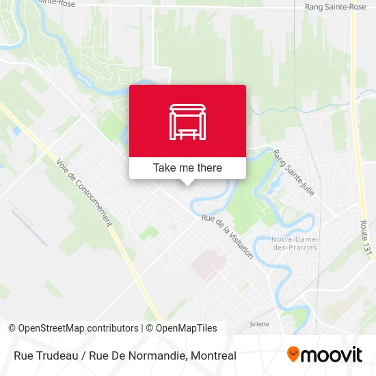 Rue Trudeau / Rue De Normandie map
